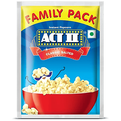 Act Ii Classic Salted Cooker Pop Corn 120 Gms