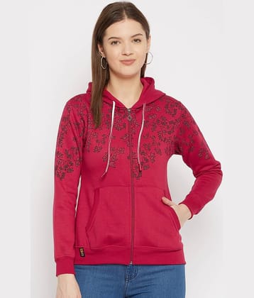 First Krush Fleece Maroon Hooded Sweatshirt