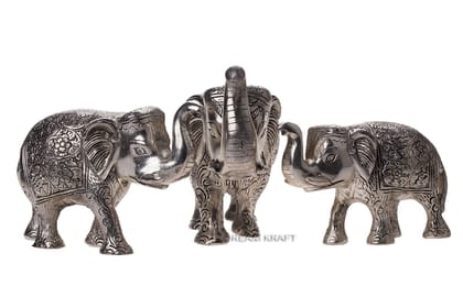 DreamKraft Metal Medium Size Elephant for Home Decor