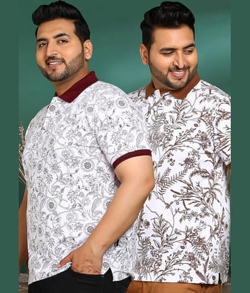 ADWYN PETER Men 100% Cotton Regular Fit Printed T-Shirt ( Multicolor14 )