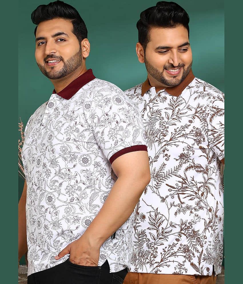 ADWYN PETER Men 100% Cotton Regular Fit Printed T-Shirt ( Multicolor14 )