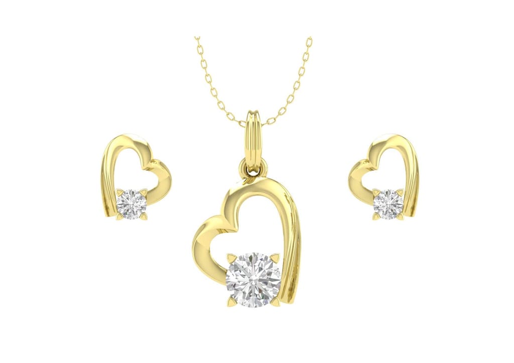 Connecting Heart Jewellery Set