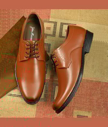 John Karsun - Tan Men's Formal Shoes