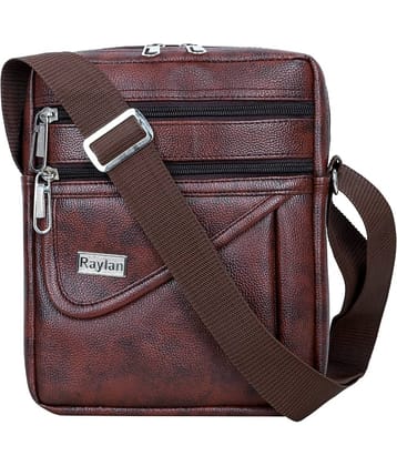 Raylan Brown Solid Messenger Bag