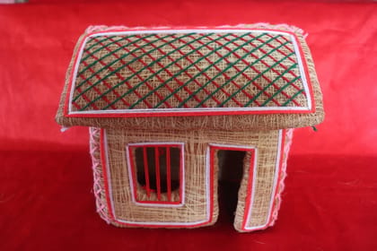 Natural Coir Toy House for Creative Play