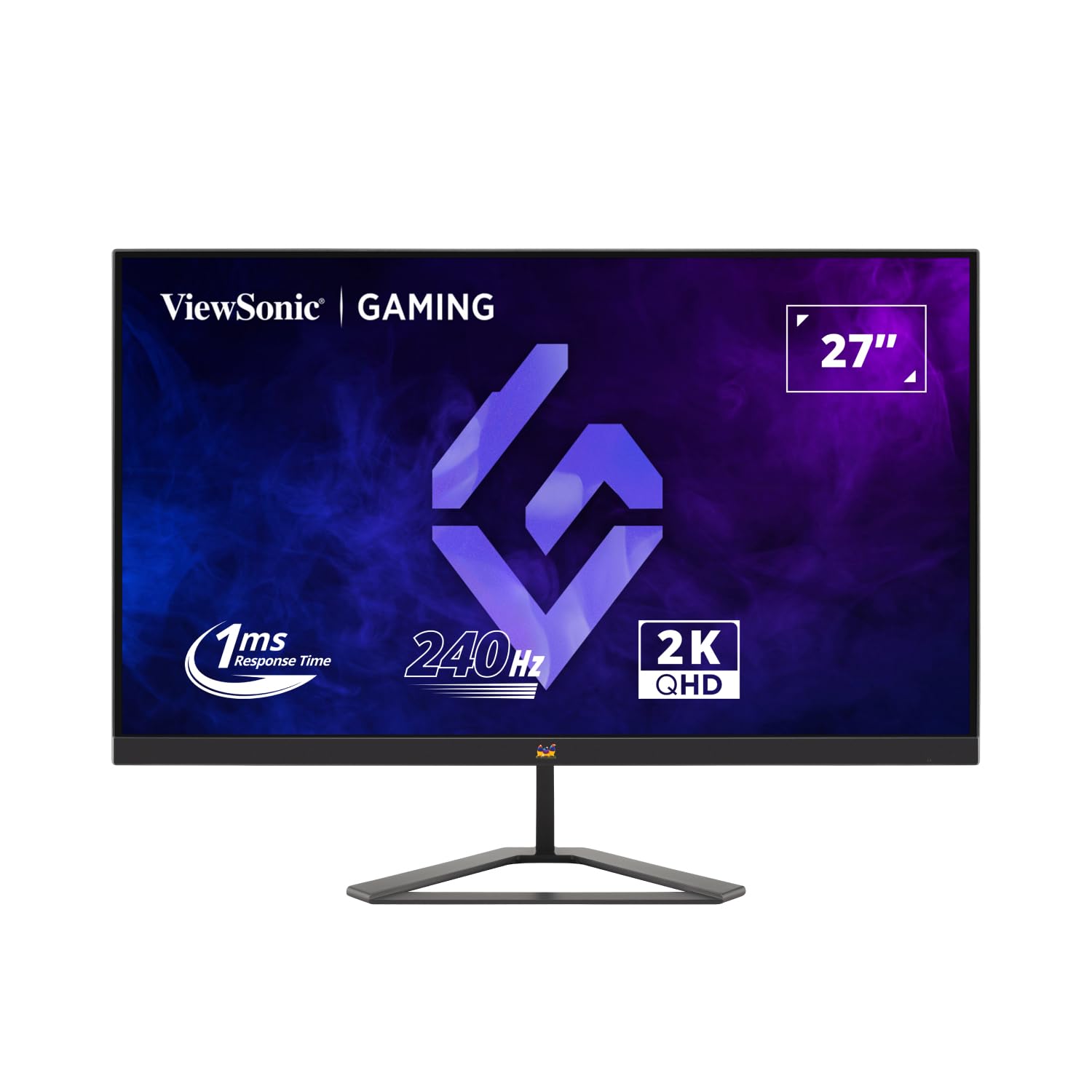 ViewSonic VX2758A-2K-PRO-3 (68.58 Cm) 27Inch 240Hz IPS QHD 2K Gaming Monitor, HDR10, FreeSync, 2 x HDMI , Display Port.