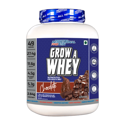 International Protein Grow A Whey-2.27 kg / Chocolate