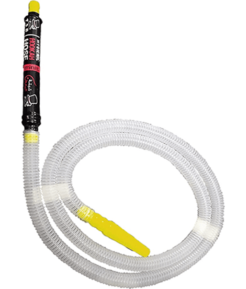 PuffSmart Plastic White Hookah Hose 1 m