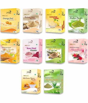 glowious - Skin Toning Face Pack for Normal Skin ( Pack of 10 )