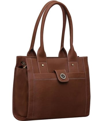 Fostelo Shoulder Bag Faux Leather Set of 1 ( Tan )