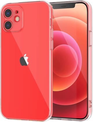 JGD PRODUCTS for iPhone 12 Premium Hybrid Transparent Soft Slim Dust Proof Back Case Cover with Camera Protection JGD PRODUCTS for iPhone 12 Premium Hybrid Transparent Soft Slim Dust Proof Back Case Cover with Camera Protection - Transparent / iPhone 12