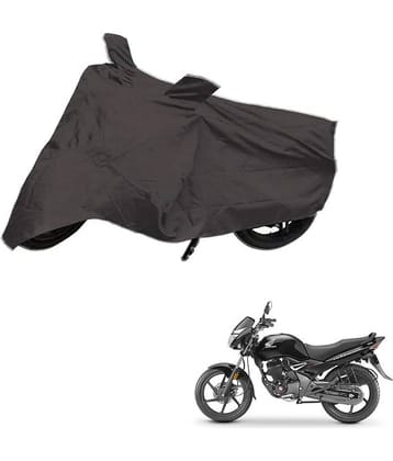 AutoRetail Dust Proof Two Wheeler Polyster Cover for Honda CB Unicorn (Mirror Pocket, Grey Color)