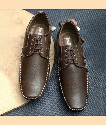 John Karsun - Brown Men's Derby Formal Shoes