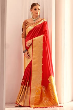 Red Silk Saree