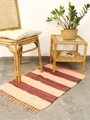 Palolem Recycle Chindi Rug (Red)-Medium