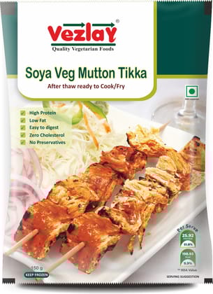 Vezlay Veg Meat Tikka, 150 gm