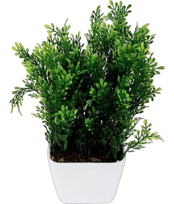 YUTIRITI Artificial Leaf Green Plant Green Artificial Plants Bunch Plastic - Pack of 1