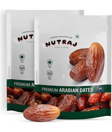 Nutraj Arabian Dates 1 Kg (500g X 2), Khajur 1 Kg