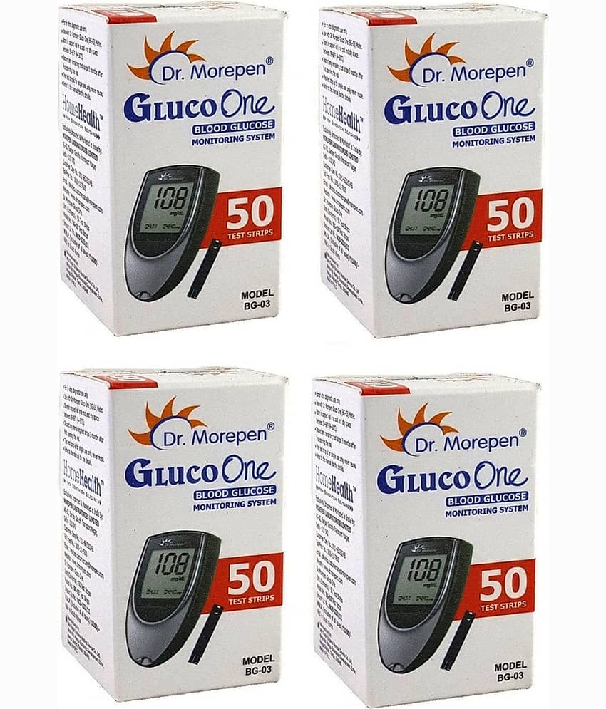 Dr. Morepen BG03 50 strips 200 Test Strips