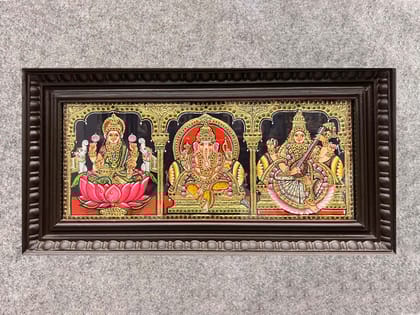 3 God Panel  - Without Frame 18 x 8