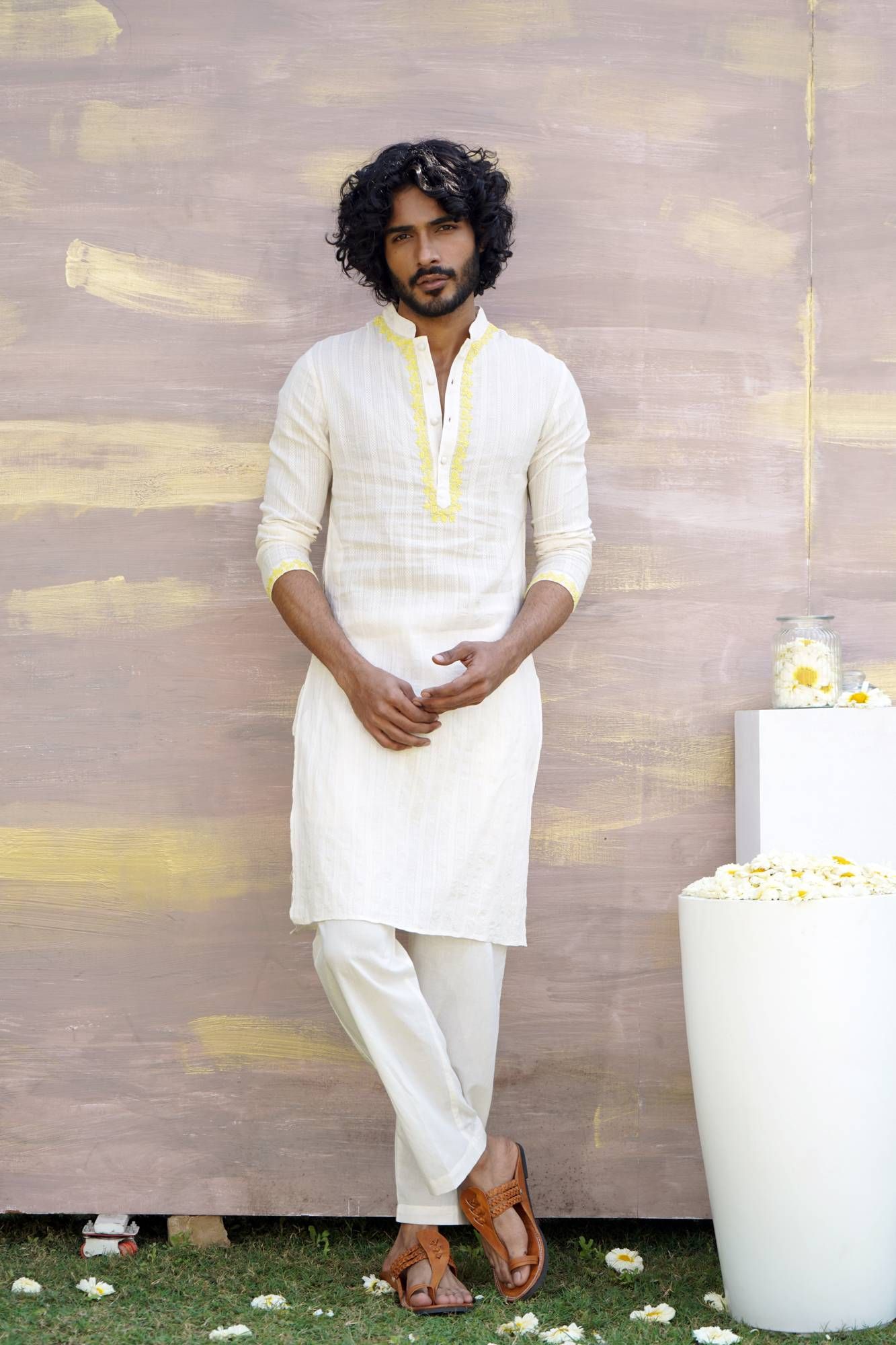 Lemon Dori Kurta Set-XXS / XXS