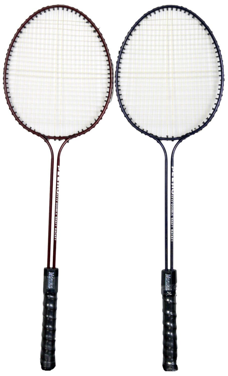 Badminton Racket Double-Shaft Steel Set of 2 Pcs