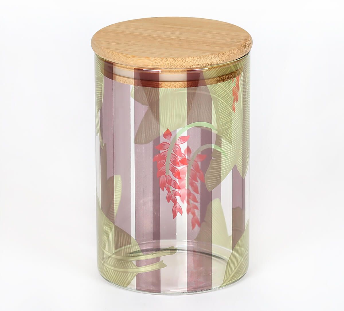 Foliage Play Glass Jar 1050 Ml