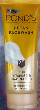 Ponds detan face wash vitamin c and niacinamide 