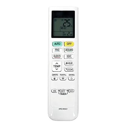 Ehop ARC480A1 Compatible Remote Control for Daikin Conditioner ARC480A1 ARC480A6VE-214 (Please Match The Image with Your existing or Old Remote Before Ordering)