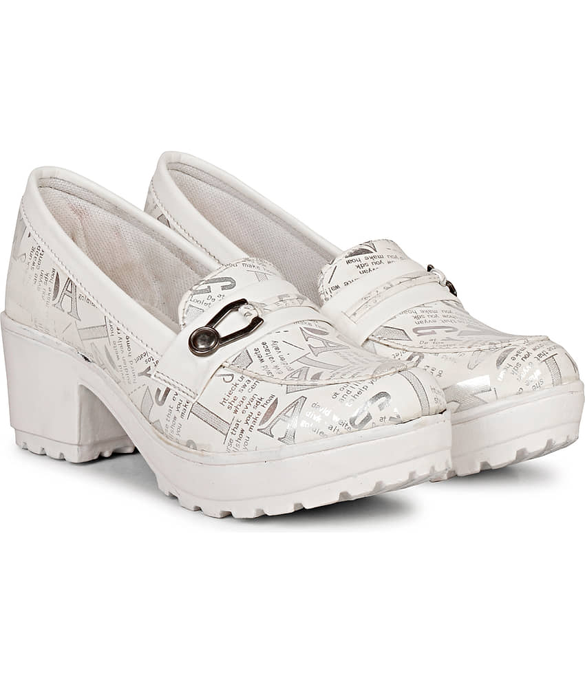 Ishransh - White Women's Pumps Heels
