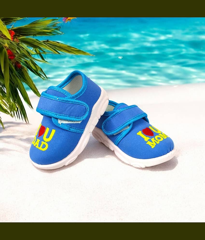 COOLZ - Light Blue Booties For Baby Boy & Baby Girl 1 - 1.5 Years ( Pack of 1 )