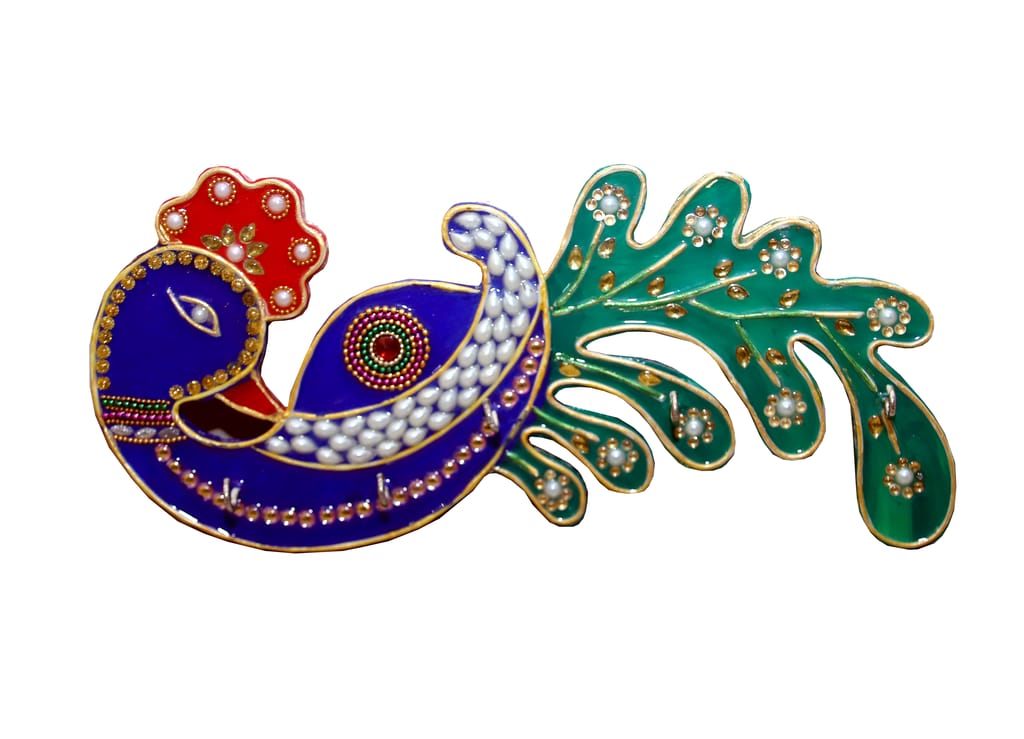 Peacock Key Holder 5 hook
