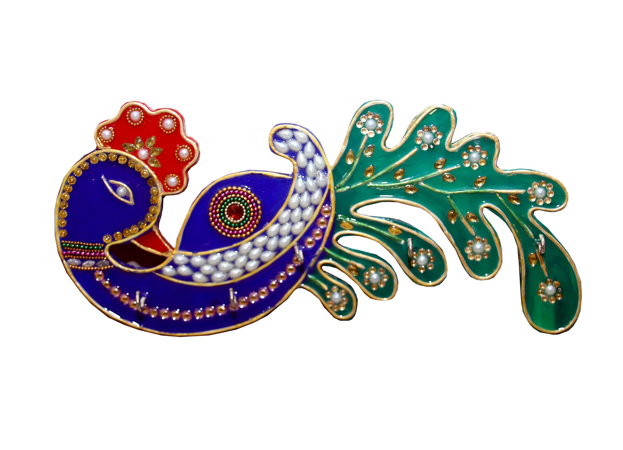 Peacock Key Holder 5 hook