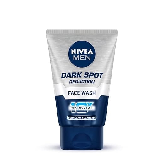 Nivea Men Face Wash Dark Spot Reduction For Clean & Clear Skin With 10X Vitamin C Effect - 50 g