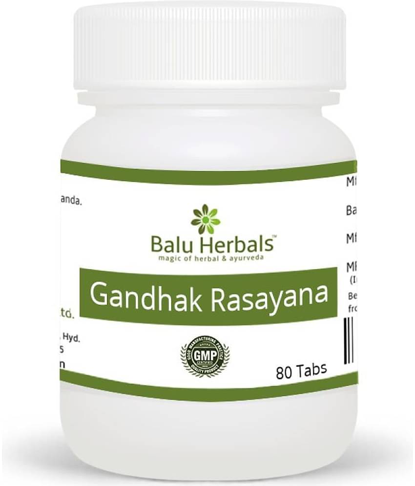 Balu Herbals Gandhak Rasayana 80T Tablet 250 Mg