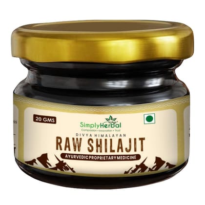 Simply herbal Himalayan Raw Shilajit Pure Ayurveda- 20 Grm