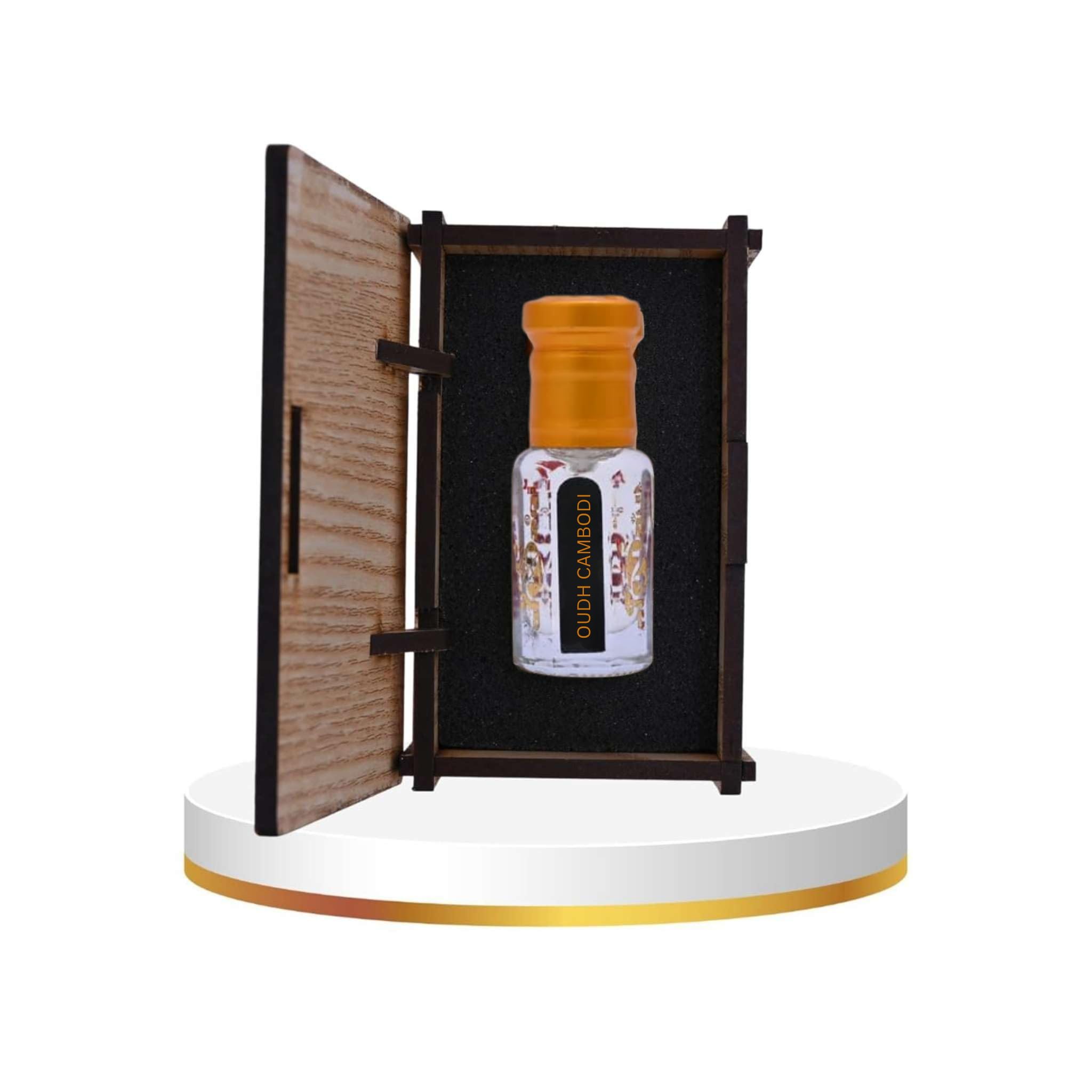 alNaqi Oudh Cambodi 6ml - Original Cambodian Agarwood, Alcohol Free Oudh Cambodi Oil, Long Lasting Luxury Perfums for Unisex, Premium Oud-Fragrances-Ittar