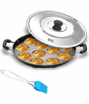 NSVL Aluminium Non-Stick Appam Patra ( Pack of 1 )