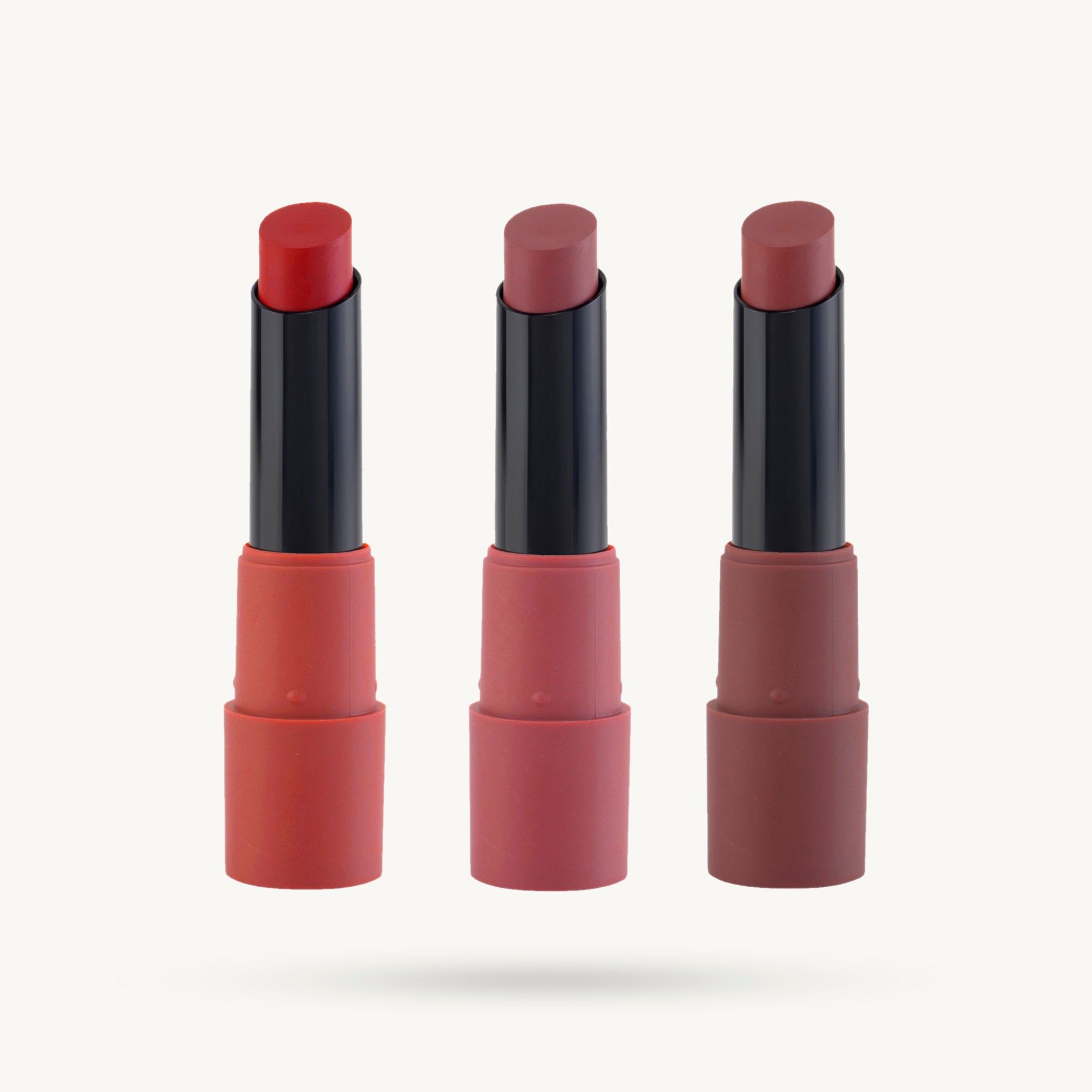 Matte Lipsticks Box | Set of 3-01 Reds and Maroons