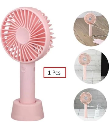 Tapixaa Portable Rechargeable Handheld Mini USB Fan Plastic Gadget Tool