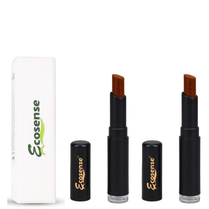 Ecosense Temporary Hair Roots and Side Locks Touch-up Brown Stick: Instant Hair Perfection/Hair Shadow Quick Cover Thinning Hair in Seconds, For Men & Women, Instantly Conceals Hairs 3g Pack of 2 Ecosense Temporary Hair Roots and Side Locks Touch-up Brow