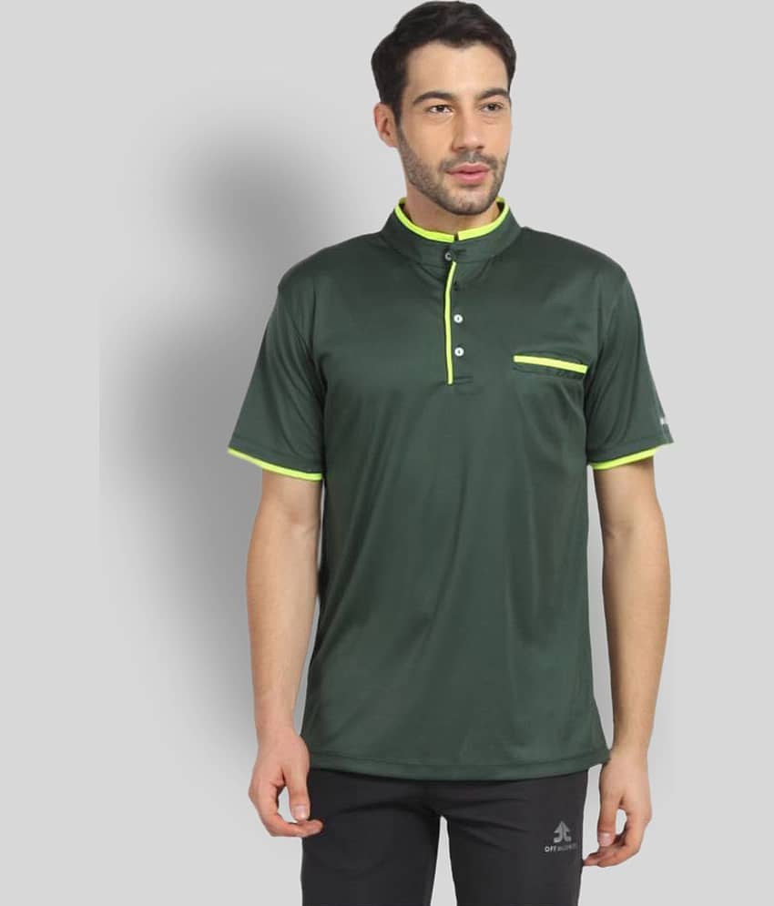 OFF LIMITS - Green Polyester Regular Fit Men's Compression T-Shirt ( Pack of 1 )