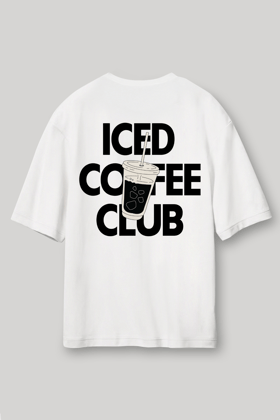 Iced Coffee Club - Oversized T-Shirt-XS