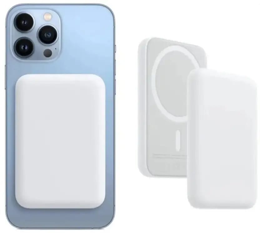 10000 mAh Wireless With MagSafe | Power Bank  (White, Lithium-ion, Quick Charge 3.0 for Mobile)