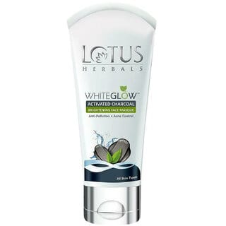 Lotus Herbals Whiteglow Activated Charcoal Brightening Face Mask, 100G