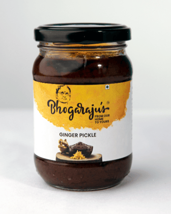 Bhogarajus Ginger Pickle  - 300 grams (Food Grade Pouch)
