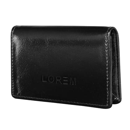 Mini Wallet for ID, Credit-Debit Card Holder & Currency with Push Button for Men & Women-B