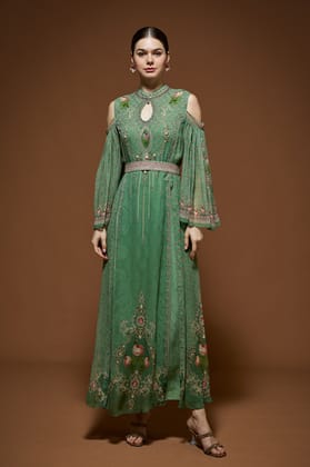Green Kaftan-XS