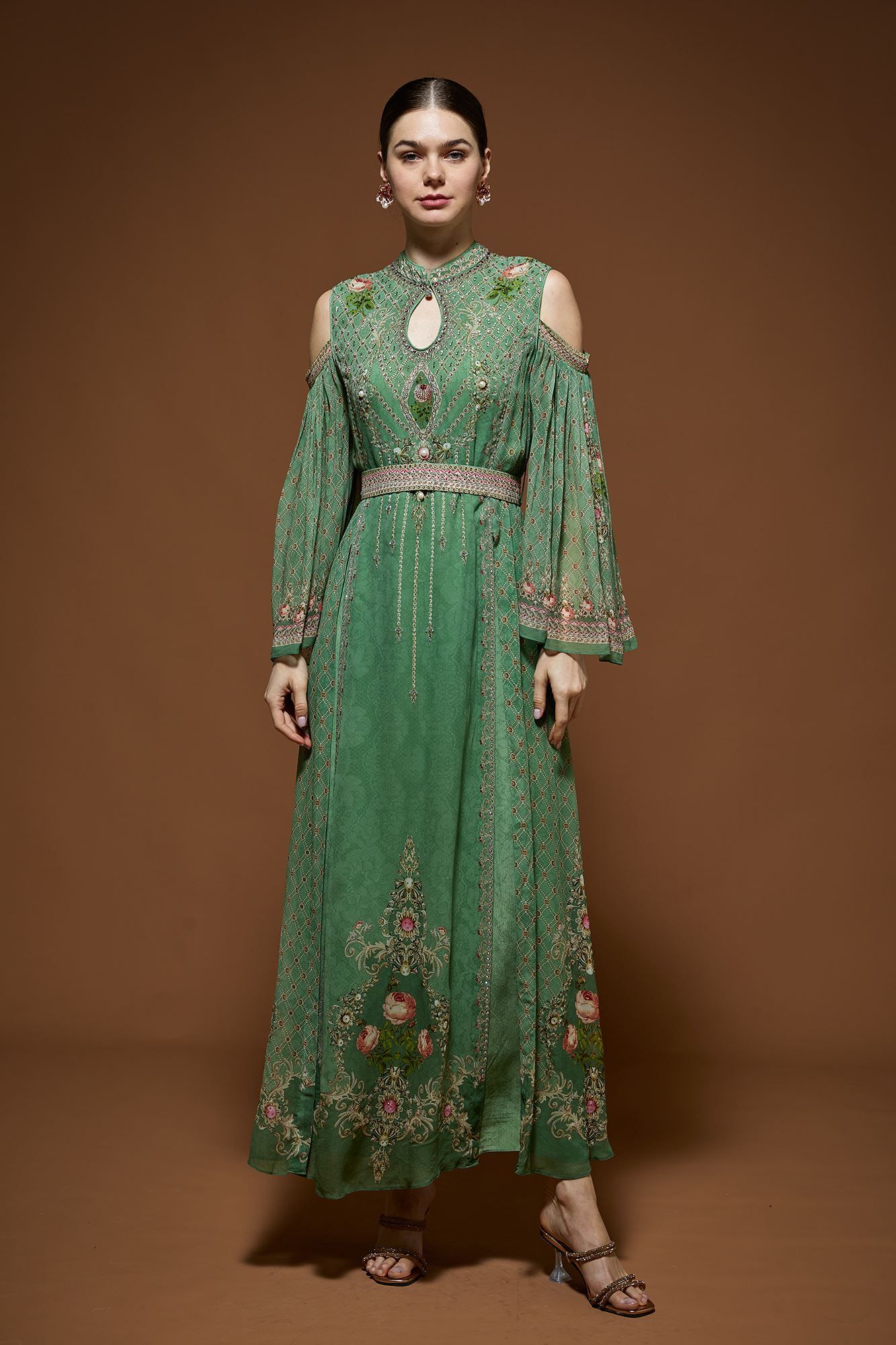 Green Kaftan-XS