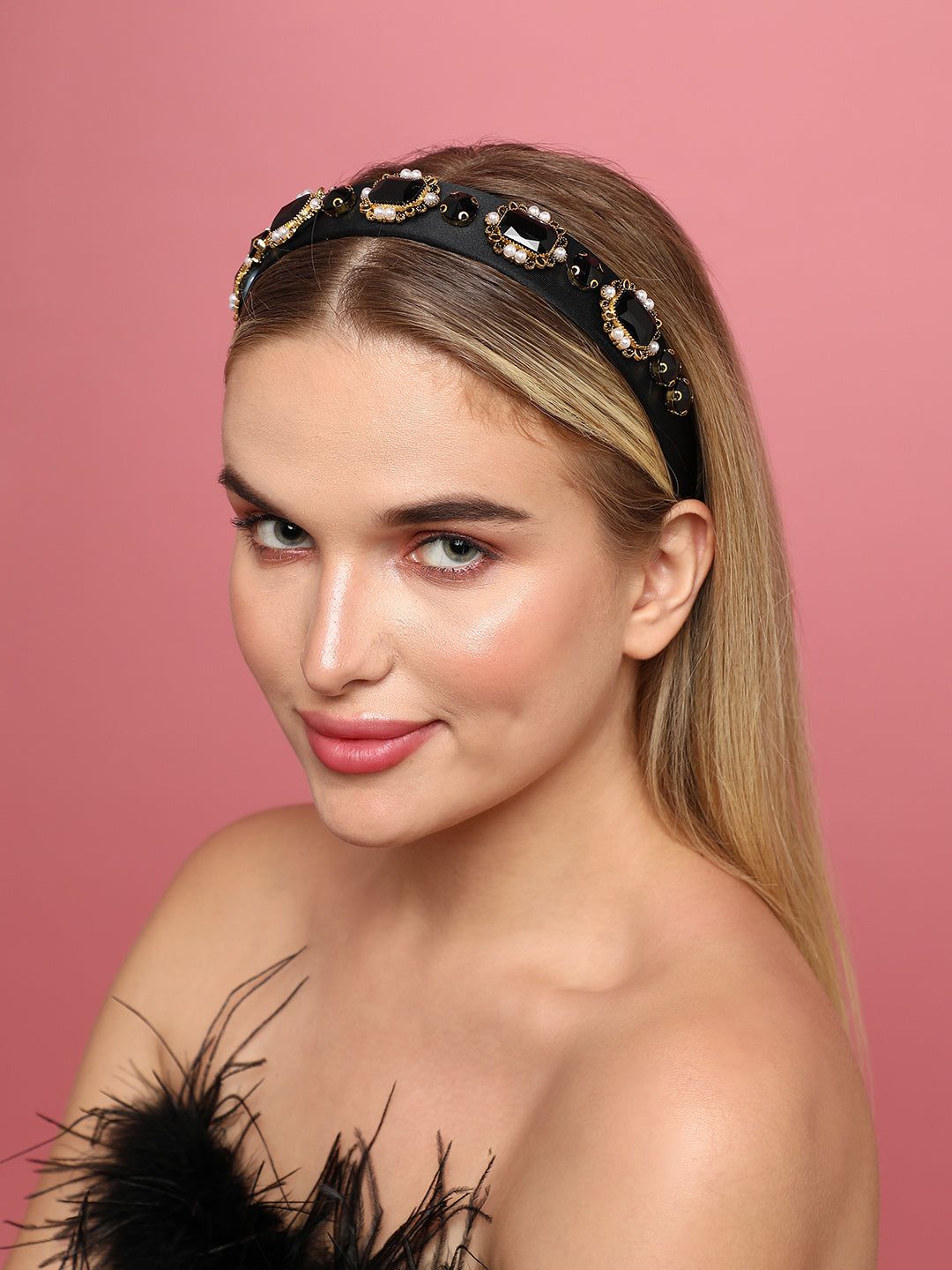 Black Color Hairband-Hair Accessory